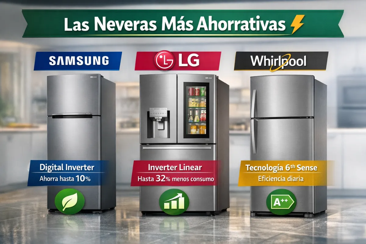 Las Neveras Más Ahorrativas en 2026: Marcas que Consumen Menos Energía y Reducen tu Factura